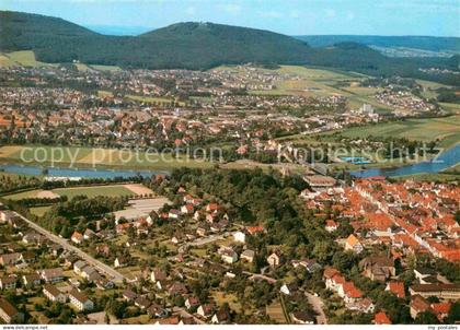 Rinteln Weser Niedersachsen Fliegeraufnahme