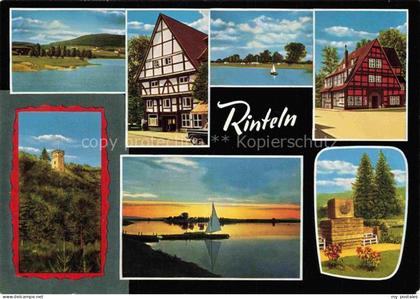 Rinteln Weser Niedersachsen Rinteln Doktor-See Klippenturm Dingelstedt-Denkmal W