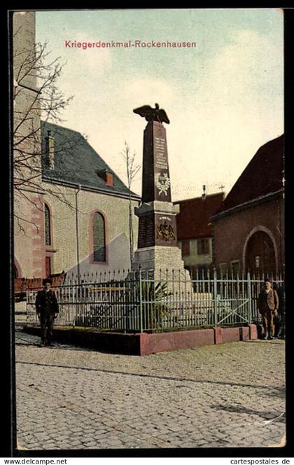 AK Rockenhausen, Kriegerdenkmal Dt.-französ. Krieg