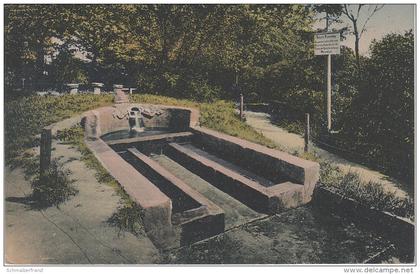 AK Rockenhausen Partie Römer Brunnen bei Kaiserslautern Winnweiler Alzey Kreuznach Alsenz Imsbach Bahnpost Stempel Z 472
