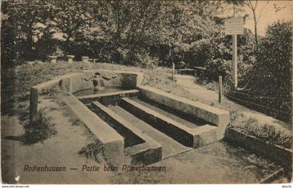 CPA ROCKENHAUSEN Partie beim Romerbrunnen GERMANY (1161870)