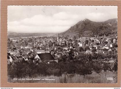 CPSM Allemagne Rhöndorf und Drachenfels Blick auf bad Honnef