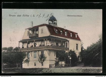AK Rötha, Gasthaus Obstweinschänke