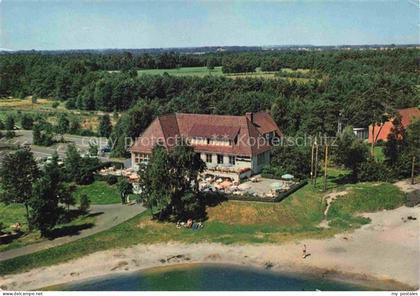 Rotenburg Wuemme Hannover Niedersachsen Rasthaus Grundbergsee Fliegeraufnahme