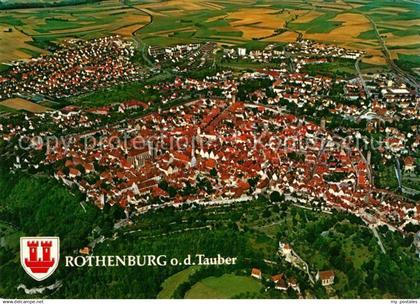 Rothenburg Tauber Fliegeraufnahme