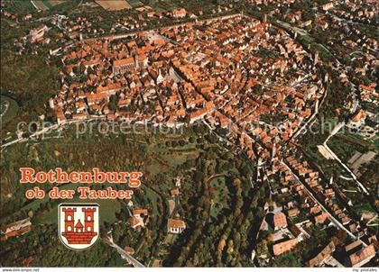 Rothenburg Tauber Fliegeraufnahme