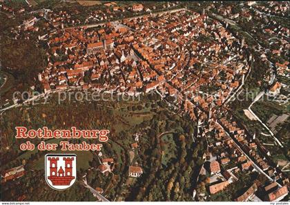 Rothenburg Tauber Fliegeraufnahme