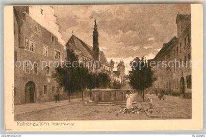 Rothenburg Tauber Herrengasse