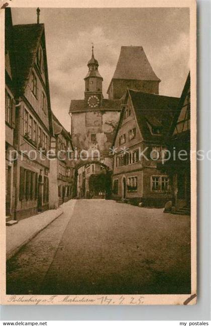 Rothenburg Tauber Markusturm