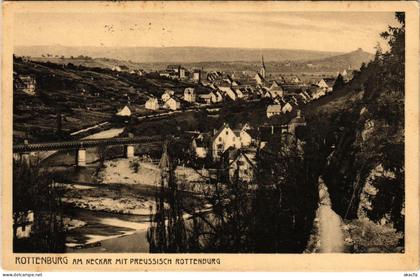 CPA AK ROTTENBURG a. N. mit preussisch Rottenburg GERMANY (862332)