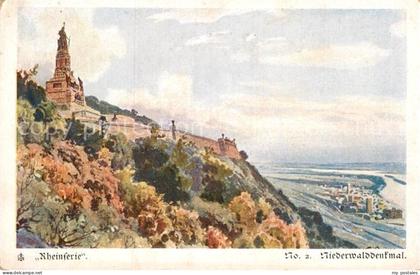 Ruedesheim Rhein Niederwalddenkmal