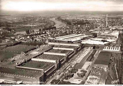 RuessELSHEIM Main Stadtpanorama mit Opel-Werken