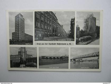 RÜSSELSHEIM,  Schöne Karte um 1950