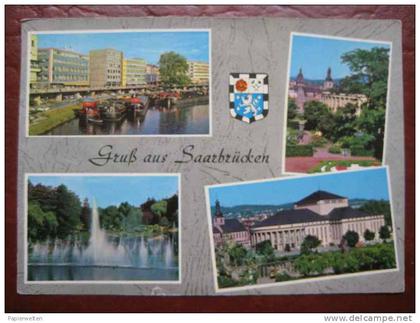 Saarbrücken - Mehrbildkarte