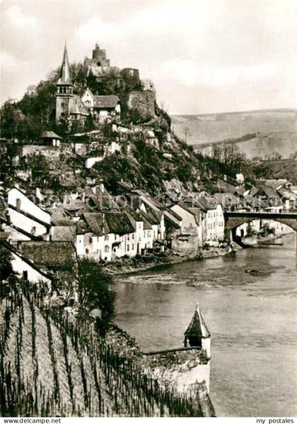 Saarburg Saar Staden mit Kautentuermchen