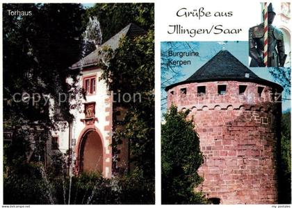 Illingen Saar Burgruine Kerpen Torhaus
