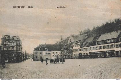 HOMBURG Pfalz, Marktplatz.
