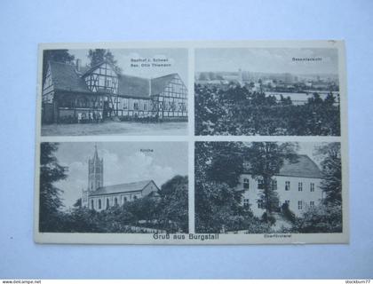BURGSTALL , Krs.Wolmirstedt   , schöne Karte  um 1938