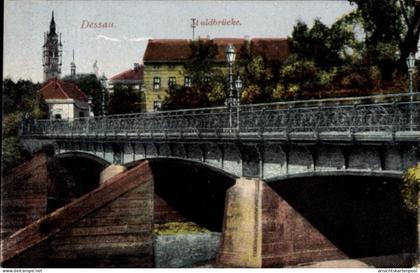 CPA Dessau in Saxe Anhalt, Muldbrücke