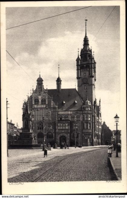 CPA Dessau in Saxe Anhalt, Rathaus