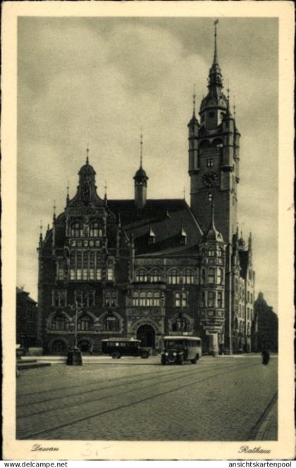 CPA Dessau in Saxe Anhalt, Rathaus