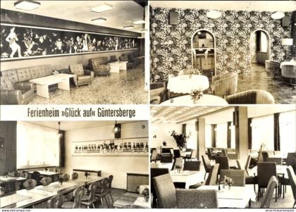 CPA Güntersberge Harzgerode am Harz, Ferienheim Glück auf, VEB Braunkohlenwerk Sobottka Röblingen