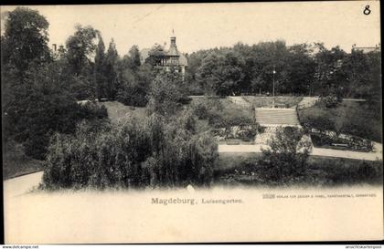 CPA Magdeburg in Saxe Anhalt, Luisengarten