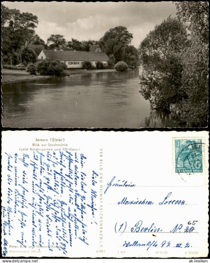 Jessen Jessen (Elster) zur DDR-Zeit Blick zur Stadtmühle 1960/1959