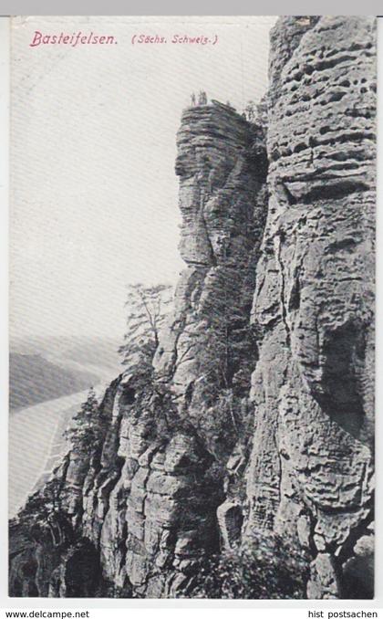 (15744) AK Bastei, Sächs. Schweiz, vor 1945