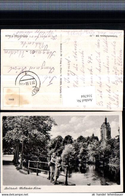316764,Delitzsch Hallescher Turm Kinder Mädchen