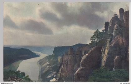 (93203) AK Bastei, Sächs. Schweiz, vor 1945