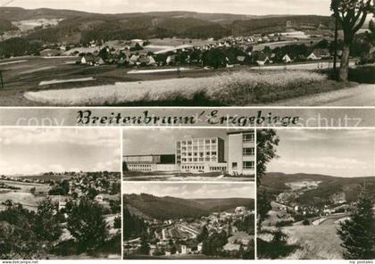 Breitenbrunn Erzgebirge Panorama Teilansichten