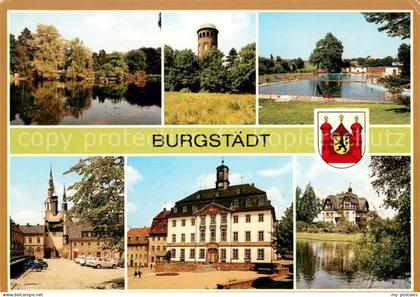Burgstaedt Sachsen Karl Liebknecht Hain Aussichtsturm am Taurastein Freibad Saig