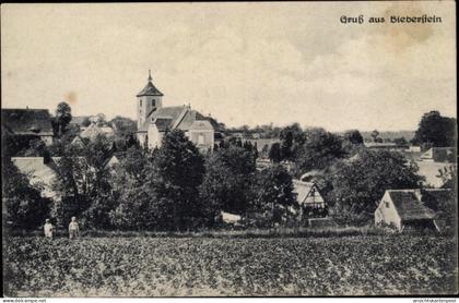CPA Bieberstein Reinsberg in Sachsen, Blick auf den Ort