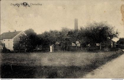 CPA Canitz Christina Kubschütz in der Lausitz Sachsen, Ziegelei