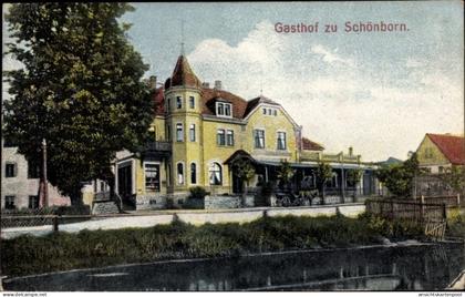 CPA Dresden Langebrück Schönborn, Gasthof zu Schönborn