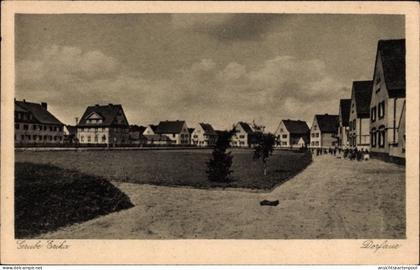 CPA Laubusch Lauta in der Oberlausitz, Grube Erika, Dorfaue