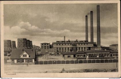 CPA Lautawerk Lauta in Sachsen, Fabrikanlagen