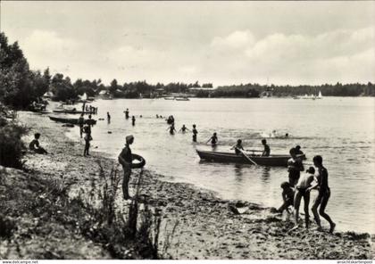 CPA Lohsa in der Oberlausitz, Knappensee, Badestrand
