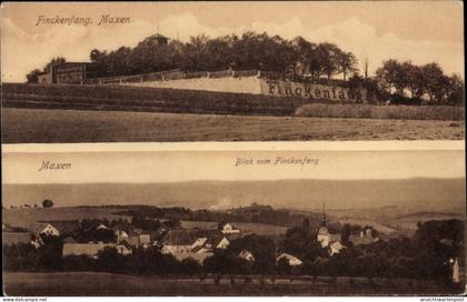 CPA Maxen Müglitztal in Sachsen, Berg Finckenfang, Panorama