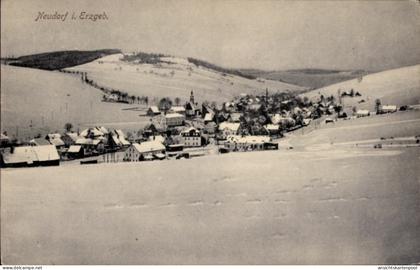 CPA Neudorf Sehmatal im Erzgebirge, Gesamtansicht, Winter