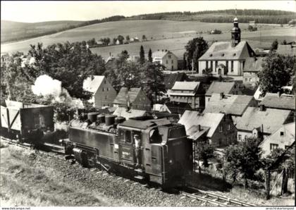 CPA Neudorf Sehmatal im Erzgebirge, Schmalspurbahn Cranzahl - Oberwiesenthal