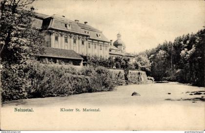 CPA Ostritz in der Oberlausitz, Kloster Sankt Marienthal