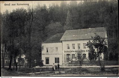 CPA Reinsberg in Sachsen, Kolonialwarenhandlung Otto Käthert