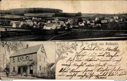 CPA Rodewitz/Spree Schirgiswalde-Kirschau, Panorama, Gasthaus