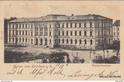 GERMANY - Zwickau - Gruss aus Zwickau - Realgymnasium