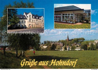 Hohndorf Stollberg Gasthof Pension Zur Eisenbahn Blumenboutique Ortsansicht mit