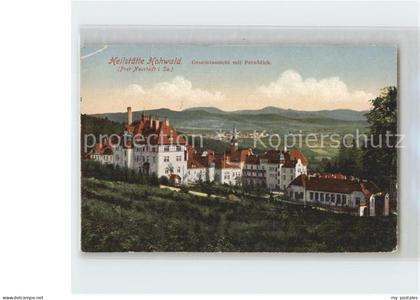 Hohwald Sachsen Heilstaette mit Fernblick