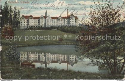 Neustadt Sachsen Heilstaette Hohwald Teich