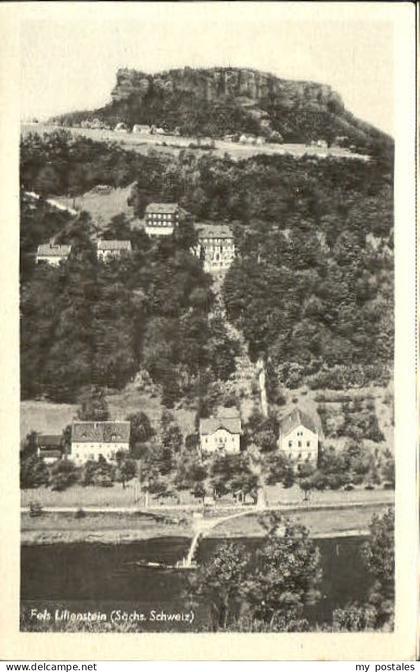 Porschdorf Fels Lilienstein o